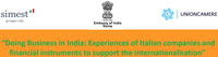 26 marzo 2025 - Seminario: Doing Business in India: Experiences of Italian companies and Financial instruments to support the internationalization