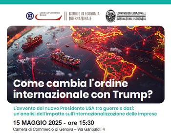 15 maggio Come cambia l'ordine internazionale con Trump?
