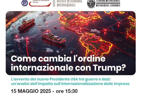 15 maggio Come cambia l'ordine internazionale con Trump?
