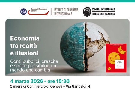 4 marzo - Economia tra realtà e illusioni. Conti pubblici, crescita e scelte possibili in un mondo che cambia