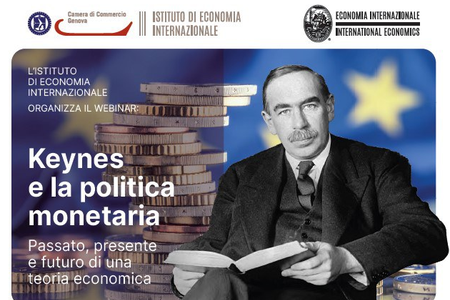 Martedì 23 aprile ore 15 - Keynes e la politica monetaria. Passato, presente e futuro di una teoria economica