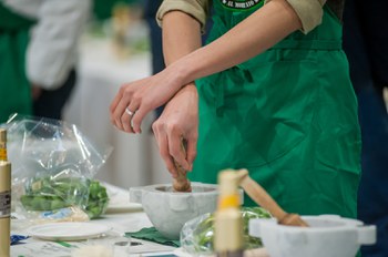 Campionato mondiale di pesto genovese al mortaio