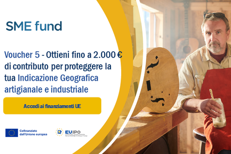 EUIPO Fondo PMI 2026 – Voucher 5 per le Indicazioni Geografiche artigianali e industriali
