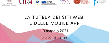 19 maggio 2021 – Webinar: La tutela dei siti web e delle mobile APP