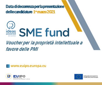 Dal 1 al 31 marzo 2021 - aperto il secondo bando per i Voucher sulla proprietà intellettuale a favore delle PMI